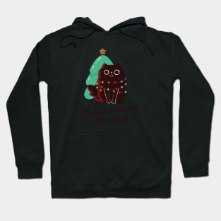 Jingle around the clock, Christmas kitty Hoodie